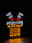 Stuck Santa Sign